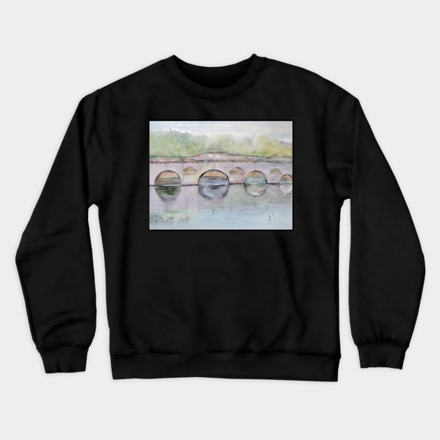 Tiberius bridge Crewneck Sweatshirt by iragrit